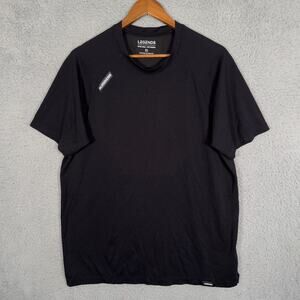 Legends Shirt Mens XL Black Performance Running Gym Workout Athleisure Casual